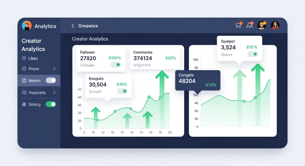 Content creator success metrics and results from AI video tools