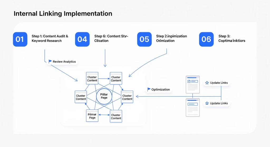 Internal linking best practices framework and implementation workflow