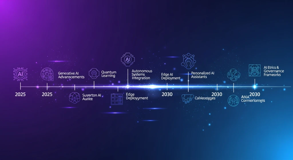 Future AI avatar technology roadmap showing emerging features like real-time generation and emotional intelligence