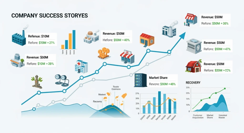 Success stories of companies that recovered from marketing strategy failures across different industries