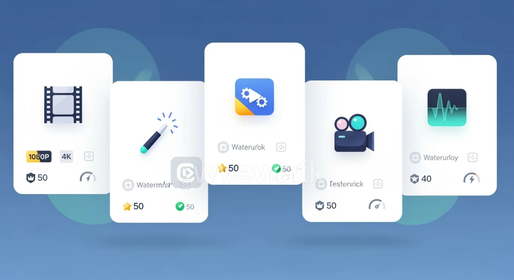 Comparison of free AI video generator tools including Kling AI, WaveSpeedAI, HaiLuo, and LTX Video
